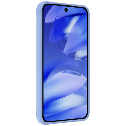 Google Pixel 9a Hoesje Siliconen Backcover Lichtgewicht - Lichtblauw