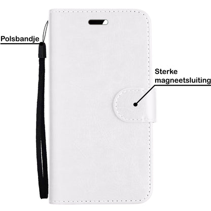 iPhone Xs Max Hoesje Bookcase Cover Uitneembaar - Wit