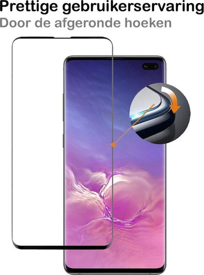 Samsung S10 Screenprotector Full Cover Tempered Glass