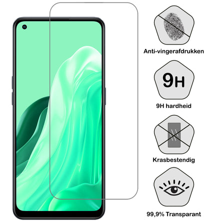 OPPO Reno 7 Screenprotector Tempered Glass