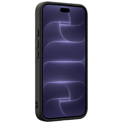 iPhone 18 Pro Hoesje Siliconen Backcover Lichtgewicht - Zwart