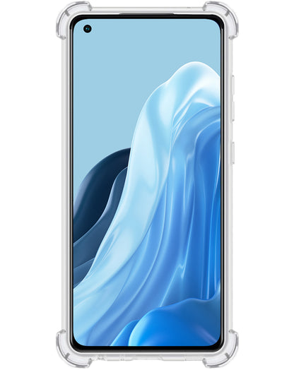 OPPO Reno 8 Lite Hoesje Shock Proof Siliconen - Transparant