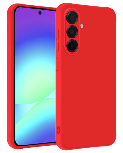 Samsung A56 Hoesje Siliconen Backcover Lichtgewicht - Rood