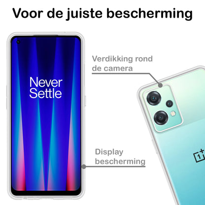 OnePlus Nord CE 2 Lite Hoesje Siliconen Backcover Lichtgewicht - Transparant