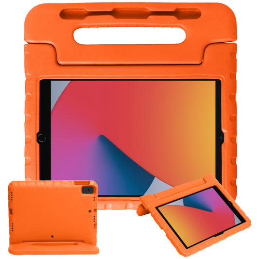 iPad 10.2 2021 Hoesje Kids Cover Bumper - Oranje