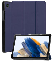 Samsung Galaxy Tab A8 Trifold Bookcase Hoes - Donkerblauw