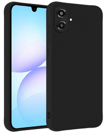 Samsung A07 Hoesje Siliconen Backcover Lichtgewicht - Zwart
