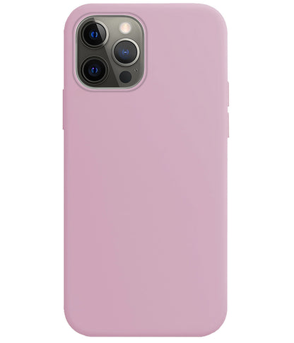 iPhone 13 Pro Max Hoesje Siliconen Backcover Lichtgewicht - Lila
