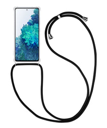 Samsung S20 FE Hoesje met Koord Backcover Shockproof - Transparant