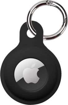 Apple AirTag Hoesje Siliconen Full Cover Lichtgewicht - Zwart