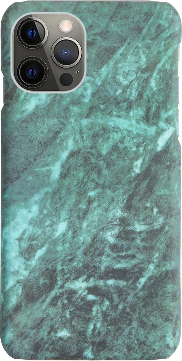 iPhone 11 Pro Max Hoesje Marmer - Groen