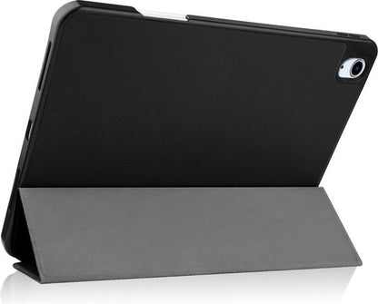 iPad Air 2020 Trifold Bookcase Hoes met Penhouder voor Apple Pen - Zwart