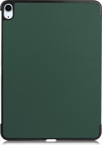 iPad Air 2020 Trifold Bookcase Hoes met Penhouder voor Apple Pen - Donkergroen