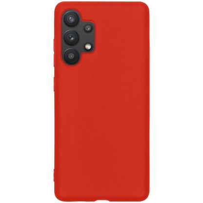 Samsung A32 4G Hoesje Siliconen Backcover Lichtgewicht - Rood