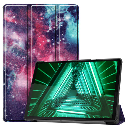 Lenovo Tab M10 FHD Plus 2nd Gen Trifold Bookcase Hoes - Galaxy