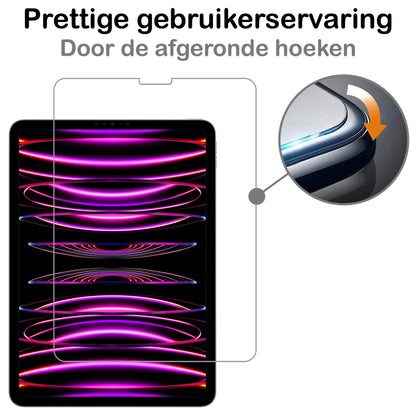 iPad Pro 2022 (12,9 inch) Screenprotector Gehard Glas - Anti-kras