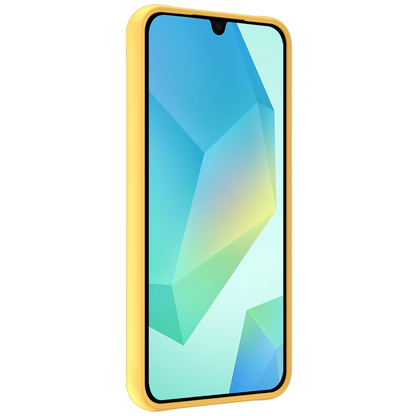 Samsung A16 Hoesje Siliconen Backcover Lichtgewicht - Geel