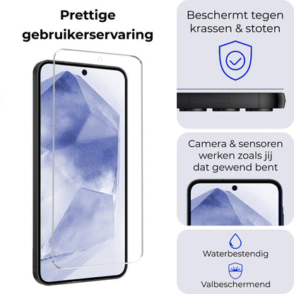 Samsung A55 Screenprotector Gehard Glas - Anti-kras