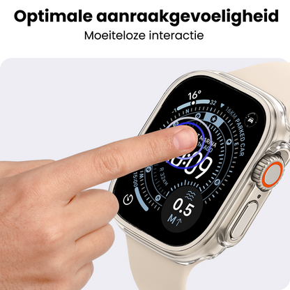 Apple Watch Ultra 3 (49 mm) Hoesje Siliconen Backcover Lichtgewicht - Transparant