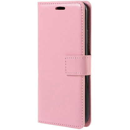 OnePlus 10 Pro Hoesje Bookcase Cover met Kaarthouder - Lichtroze