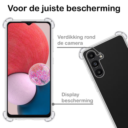 Samsung A13 5G Hoesje Shockproof Backcover Siliconen - Transparant