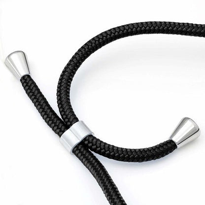 iPhone 15 Pro Max Hoesje met Koord Backcover Shockproof - Transparant