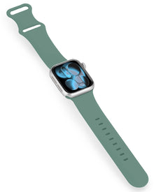 Apple Watch 1, 2, 3, 4, 5, 6, 7, 8, 9, 10, 11, SE - 42/44/45/46 mm Bandje Siliconen met verstelbare polsband - Cactus