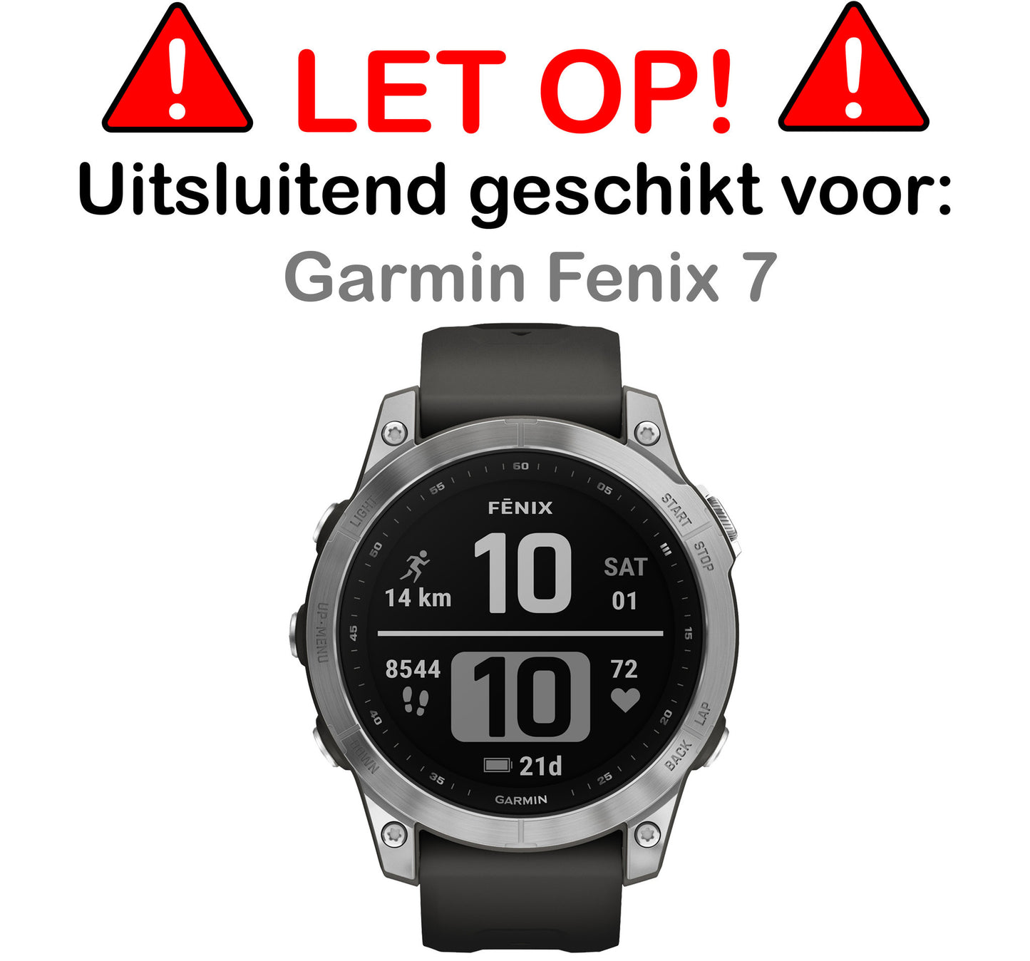 Garmin Fenix 7 Screenprotector Tempered Glass