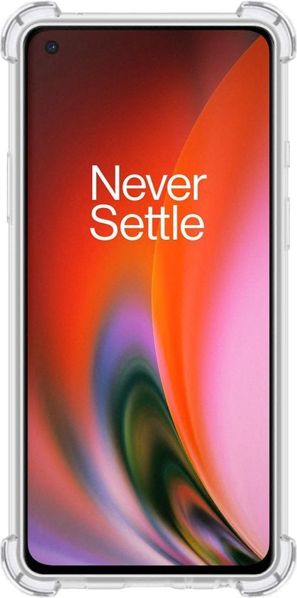 OnePlus Nord 2 Hoesje Shock Proof Siliconen - Transparant