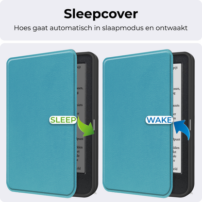 Kobo Clara BW Bookcase Hoes Shockabsorberend - Turquoise