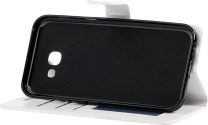 Samsung Galaxy A5 2017 Hoesje Bookcase Cover met Kaarthouder - Wit