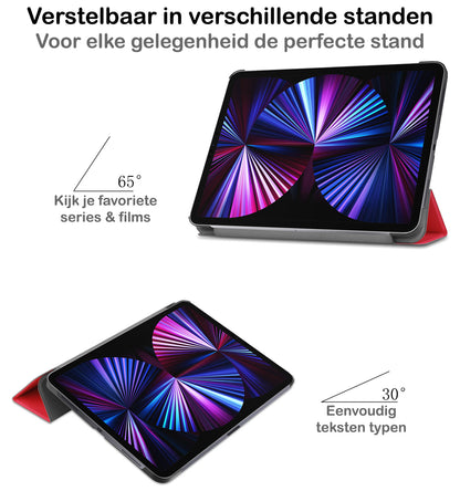 iPad Pro 2021 (11 inch) Hoesje Book Case - Rood