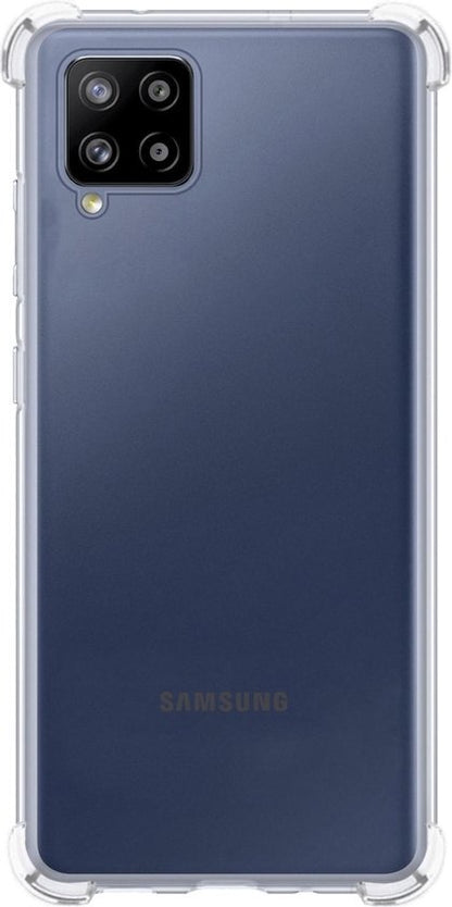 Samsung A42 Hoesje Shockproof Backcover Siliconen - Transparant