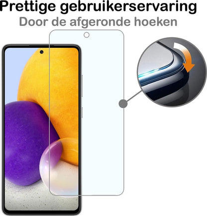 Samsung A72 Screenprotector Gehard Glas - Anti-kras