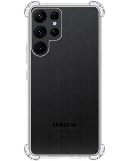 Samsung S22 Ultra Hoesje Shockproof Backcover Siliconen - Transparant