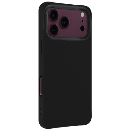 iPhone 18 Pro Max Hoesje Siliconen Backcover Lichtgewicht - Zwart