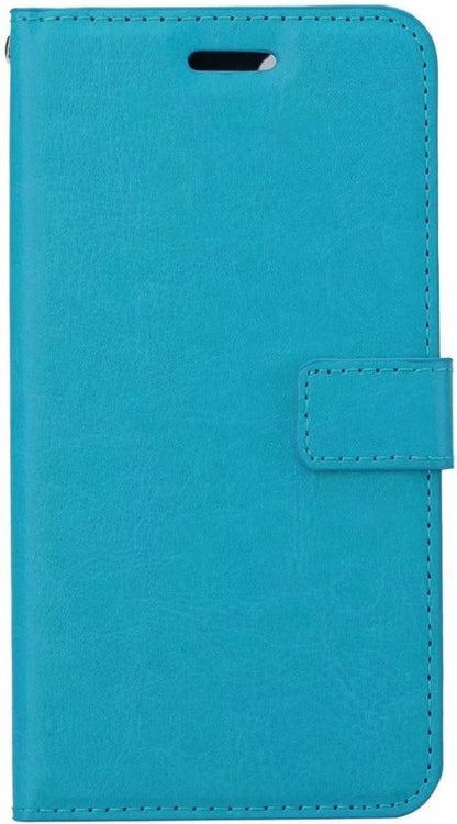 iPhone 11 Hoesje Bookcase Cover met Kaarthouder - Turquoise