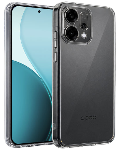 OPPO Reno 14 Hoesje Siliconen Backcover Lichtgewicht - Transparant