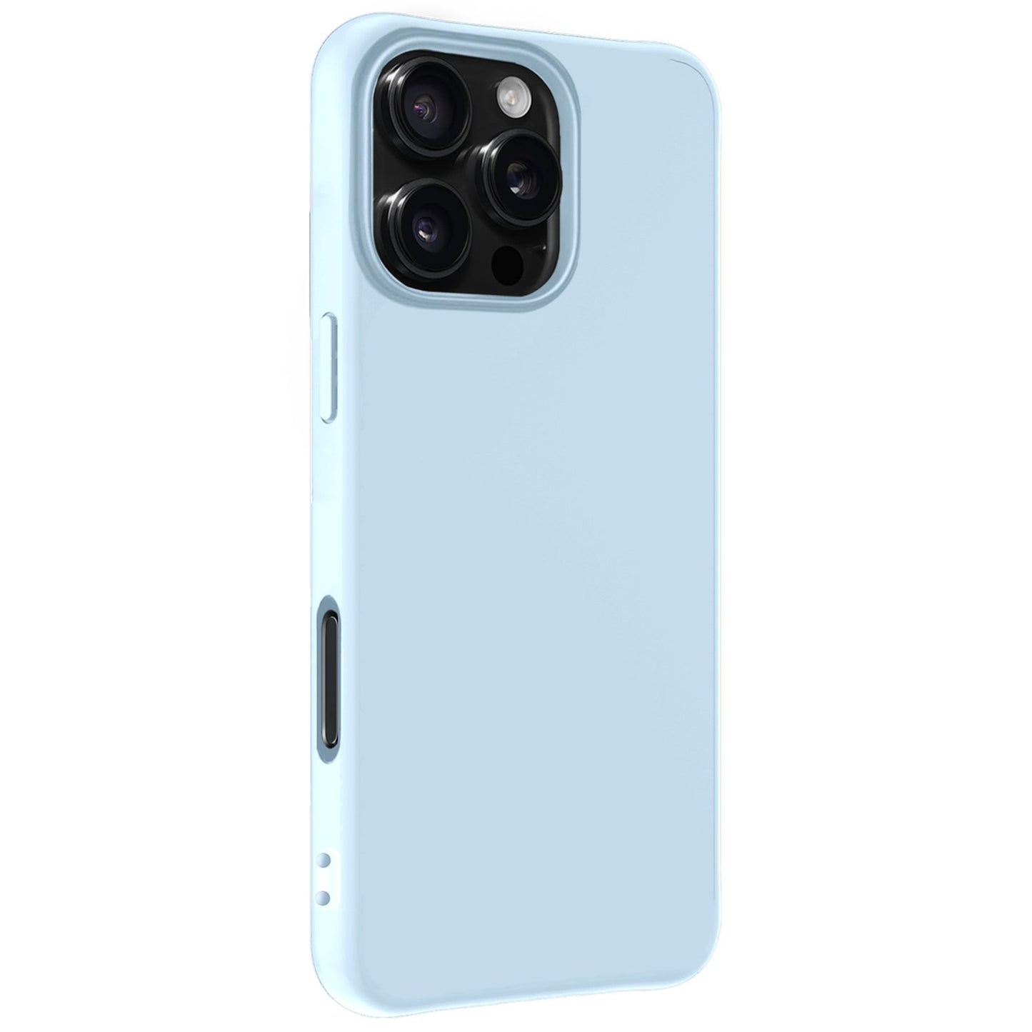 iPhone 16 Pro Hoesje Siliconen - Lichtblauw