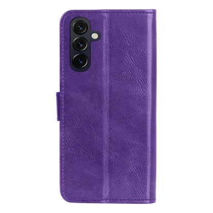 Samsung A27 Hoesje Bookcase Cover met Kaarthouder - Paars