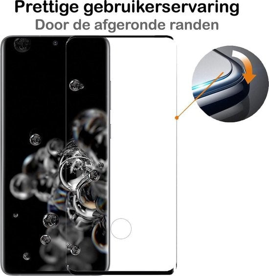 Samsung S20 Ultra Screenprotector Tempered Glass