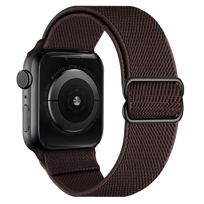 Horloge Bandje Geschikt Voor Apple Watch 1-8 / SE - 38/40/41 mm Bandje Stof - Bruin