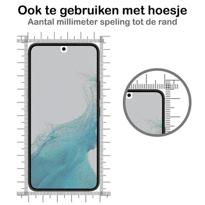 Samsung S22 Screenprotector Gehard Glas - Privacy