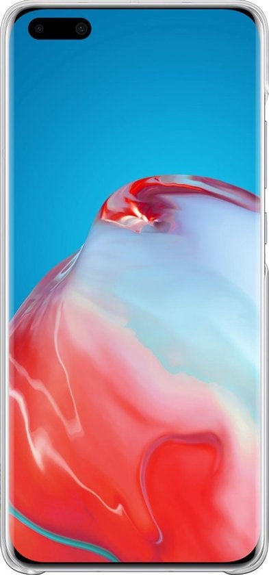 Huawei P40 Hoesje Siliconen Backcover Lichtgewicht - Transparant