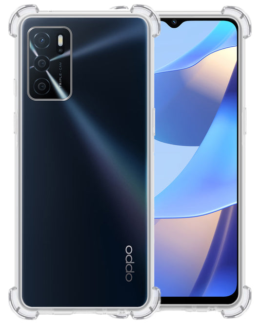 OPPO A16 Hoesje Shock Proof Siliconen - Transparant