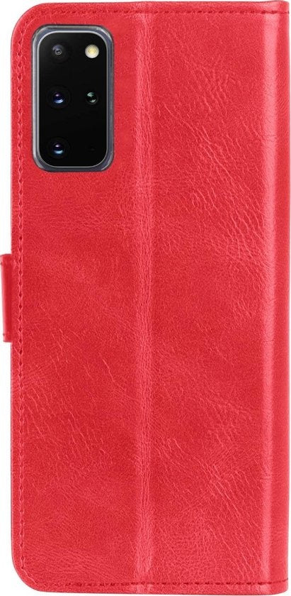 Samsung S20 Plus Hoesje Book Case Kunstleer - Rood