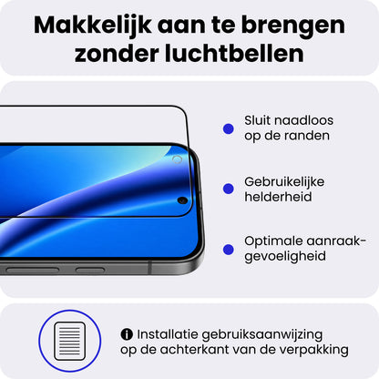 Google Pixel 10a Screenprotector Gehard Glas - Full Screen