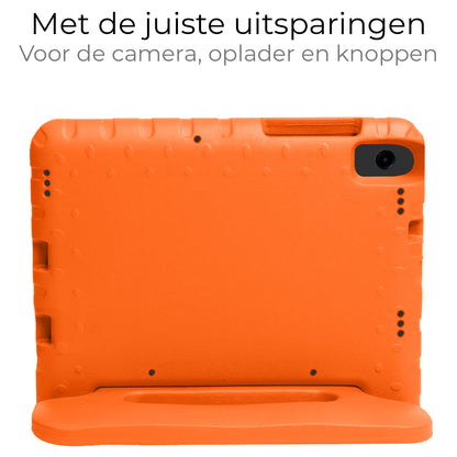 Samsung Galaxy Tab A9 Hoesje Kids Cover Bumper - Oranje