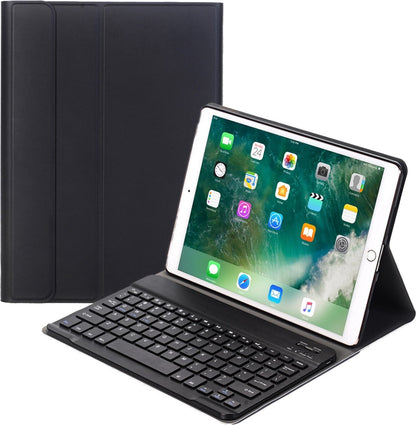 iPad 10.2 2021 Toetsenbord Hoes met Uitneembaar toetsenbord - Zwart