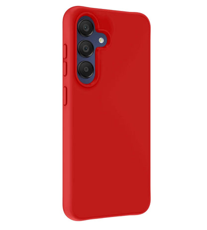 Samsung A15 Hoesje Siliconen Backcover Lichtgewicht - Rood